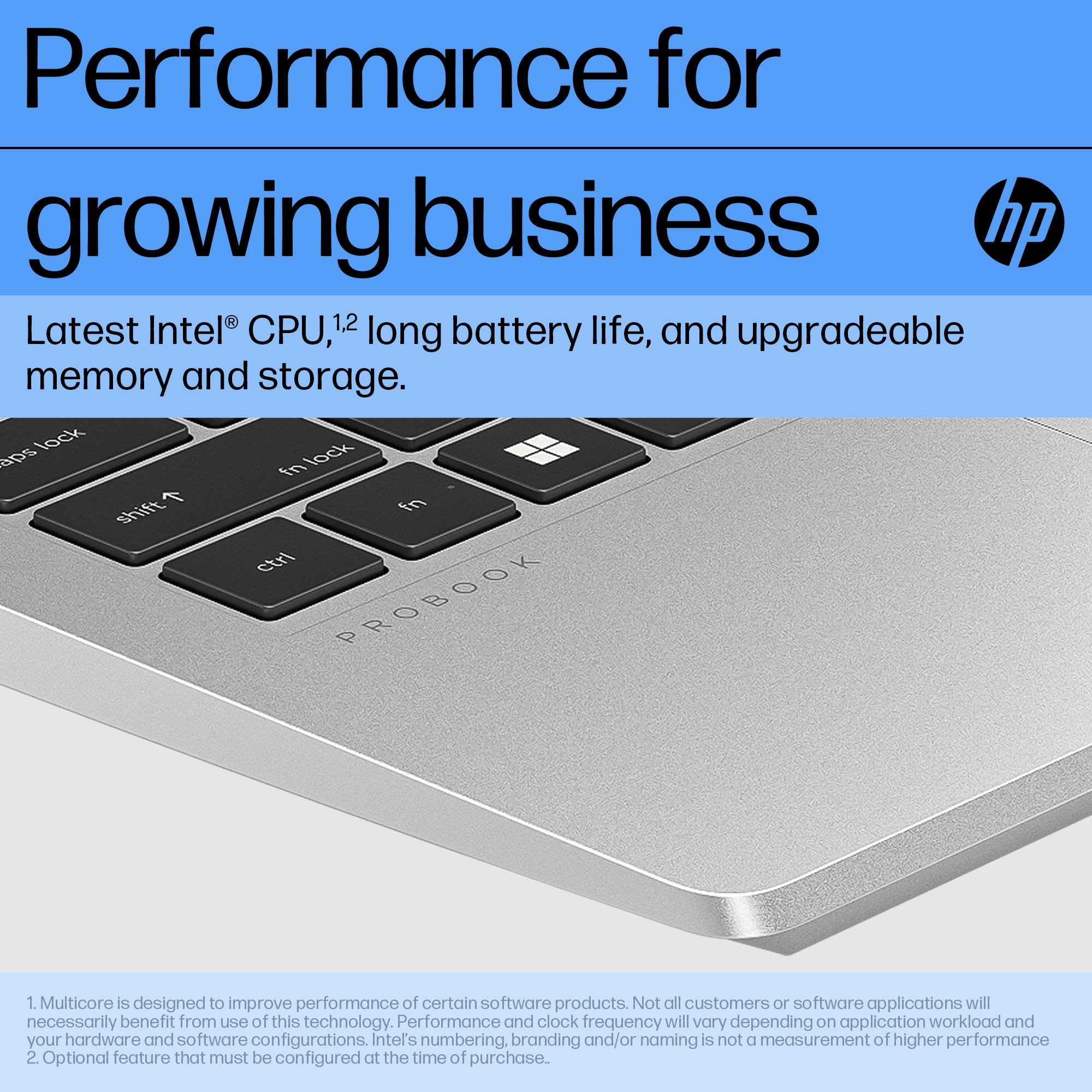 HP ProBook 440 G10 Intel® Core™ i5 i5-1334U Laptop 35.6 cm (14") Full HD 8 GB DDR4-SDRAM 256 GB SSD Wi-Fi 6E (802.11ax) Windows 11 Pro Silver HP