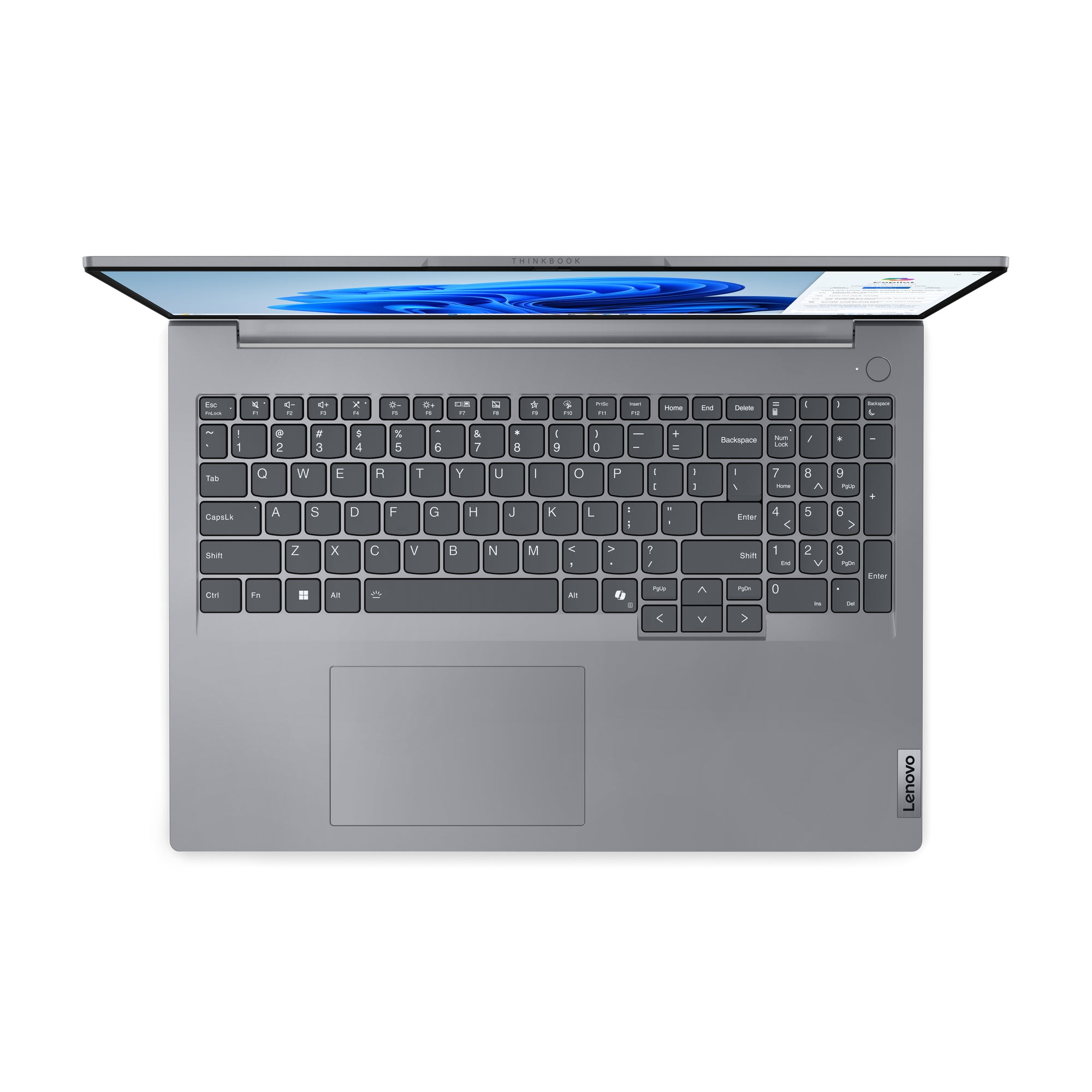Lenovo ThinkBook 16 G7 ARP AMD Ryzen™ 7 7735HS Laptop 40.6 cm (16") WUXGA 16 GB DDR5-SDRAM 512 GB SSD Wi-Fi 6E (802.11ax) Windows 11 Pro UK English Grey - Image 9