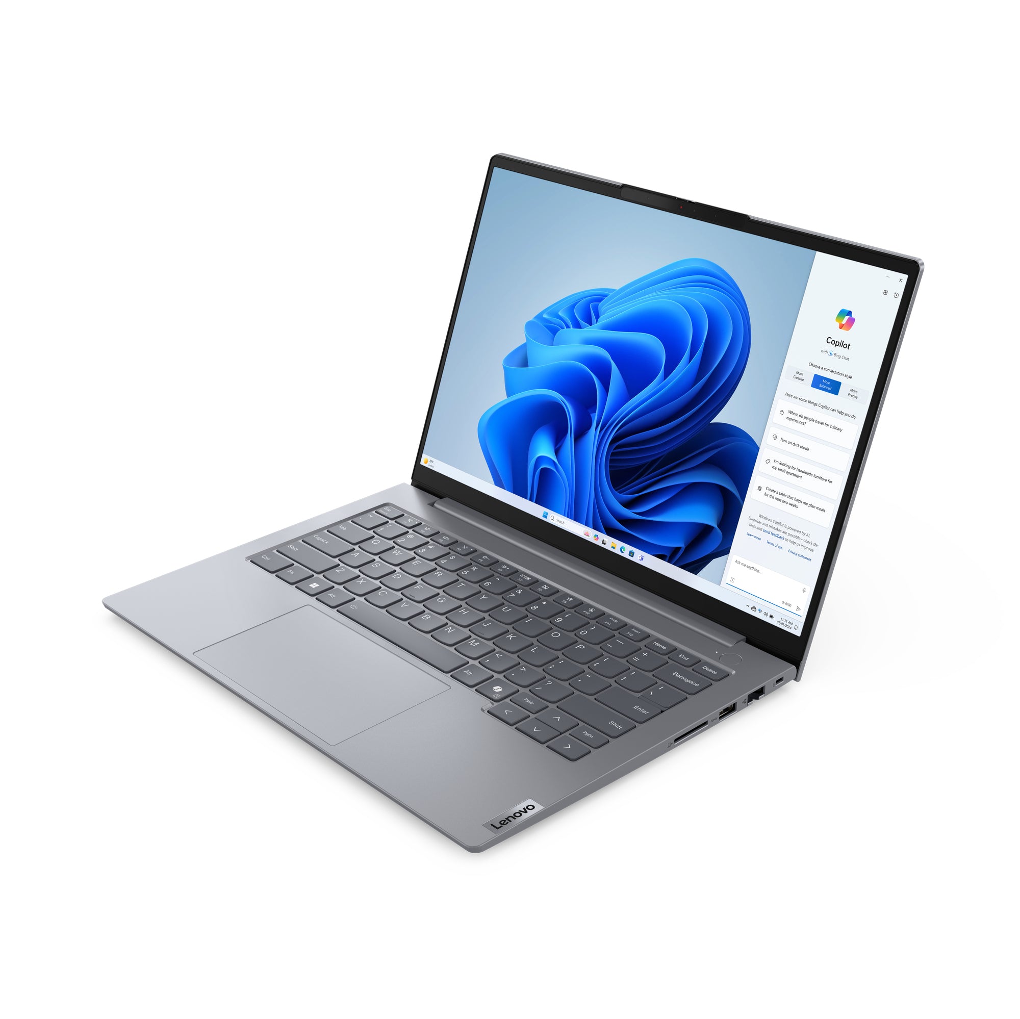 Lenovo ThinkBook 14 G7 ARP AMD Ryzen™ 5 7535HS Laptop 35.6 cm (14") WUXGA 8 GB DDR5-SDRAM 256 GB SSD Wi-Fi 6E (802.11ax) Windows 11 Pro Grey UK English Lenovo