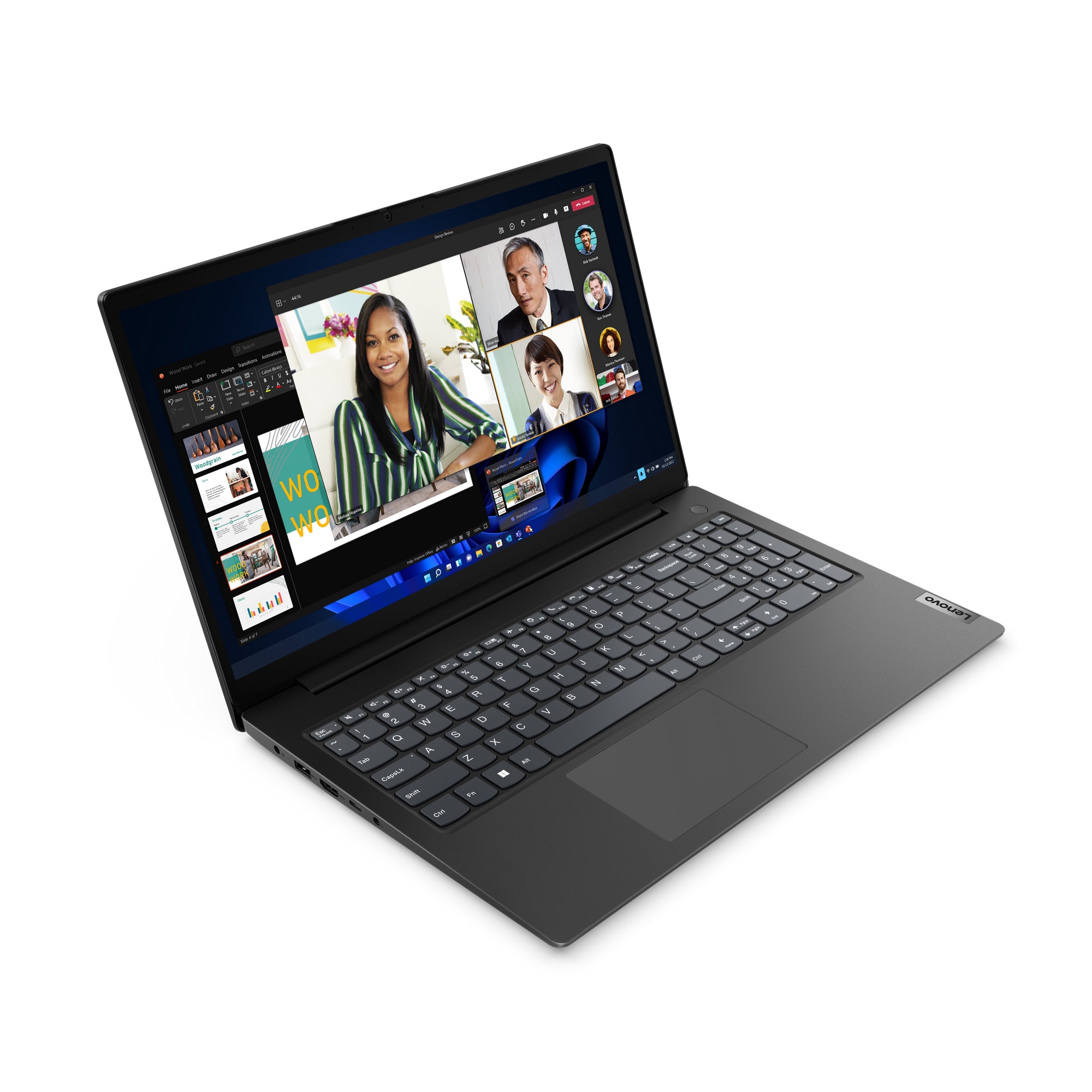 Lenovo V15 G4 AMN AMD Ryzen™ 5 7520U Laptop 39.6 cm (15.6") Full HD 16 GB LPDDR5-SDRAM 512 GB SSD Wi-Fi 5 (802.11ac) Windows 11 Pro Black UK English Lenovo