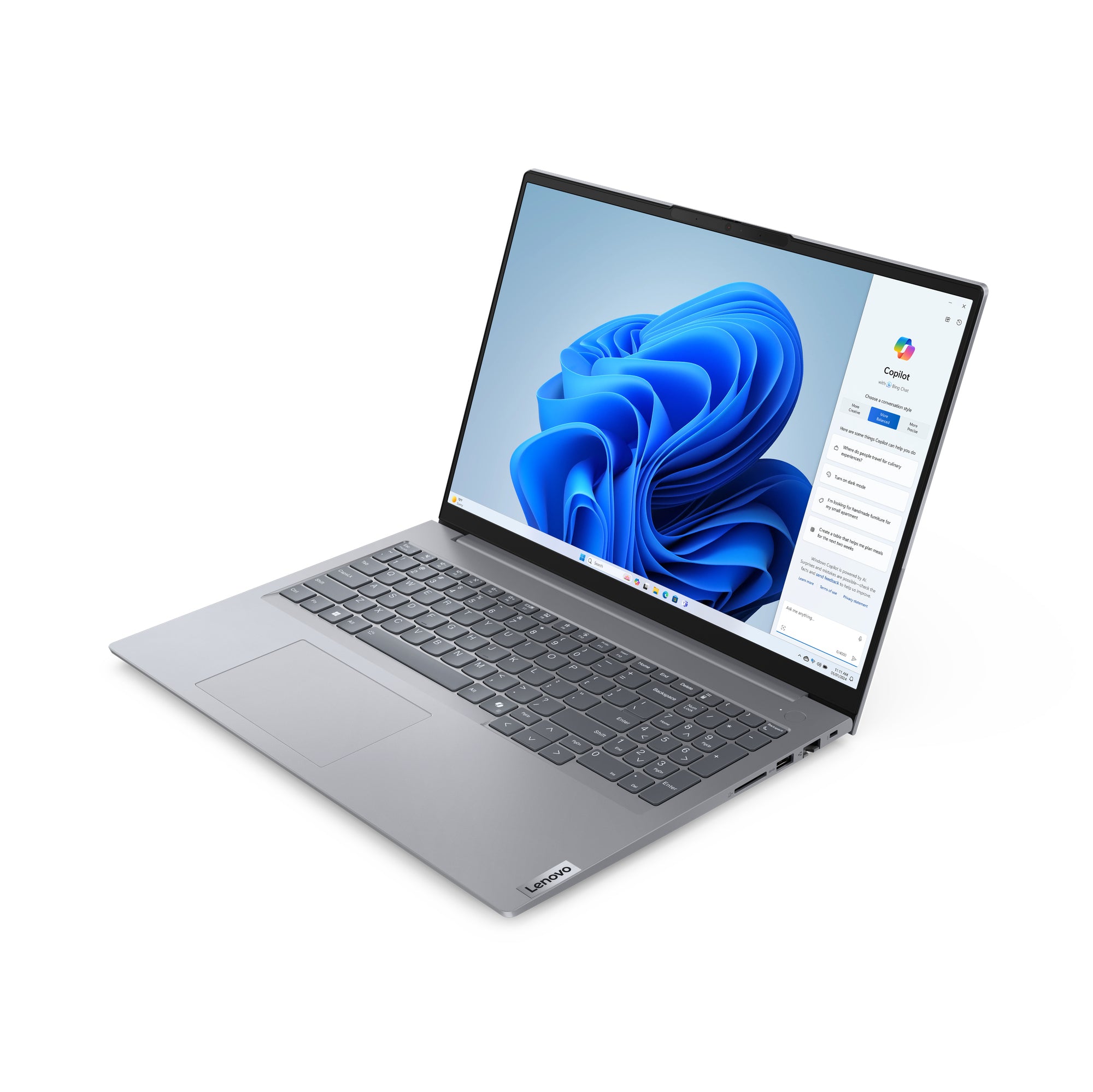 Lenovo ThinkBook 16 G7 ARP AMD Ryzen™ 7 7735HS Laptop 40.6 cm (16") WUXGA 16 GB DDR5-SDRAM 512 GB SSD Wi-Fi 6E (802.11ax) Windows 11 Pro UK English Grey - Image 3
