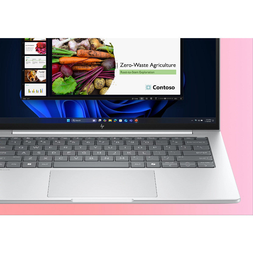 HP EliteBook 8 G1i 14 inch Notebook AI PC Wolf Pro Security Edition Intel Core Ultra 7 255U Laptop 35.6 cm (14") WUXGA 16 GB DDR5-SDRAM 512 GB SSD Wi-Fi 6E (802.11ax) Windows 11 Pro Silver HP