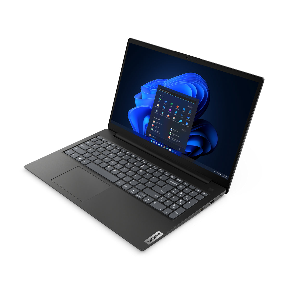 Lenovo V15 G4 AMN AMD Ryzen™ 5 7520U Laptop 39.6 cm (15.6") Full HD 16 GB LPDDR5-SDRAM 512 GB SSD Wi-Fi 6 (802.11ax) Windows 11 Pro Black UK English Lenovo