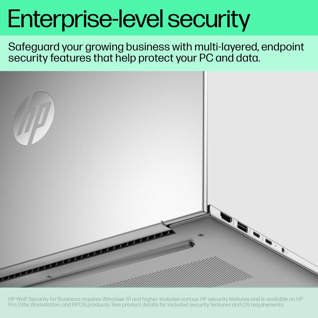 HP ProBook 440 G11 Wolf Pro Security Edition Intel Core Ultra 7 155U Laptop 35.6 cm (14") Touchscreen WUXGA 32 GB DDR5-SDRAM 1 TB SSD Wi-Fi 6E (802.11ax) Windows 11 Pro AI PC Silver - Image 6