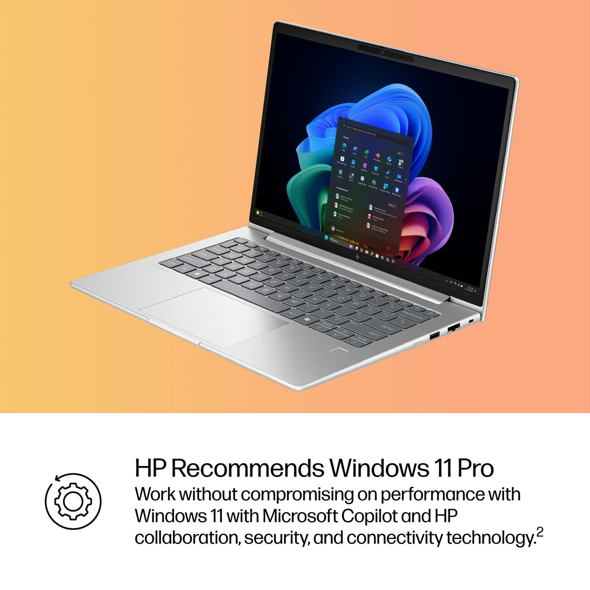 HP EliteBook 6 G1q Next Gen AI PC Copilot+ PC Snapdragon X1-26-100 Laptop 35.6 cm (14") WUXGA 16 GB LPDDR5x-SDRAM 512 GB
