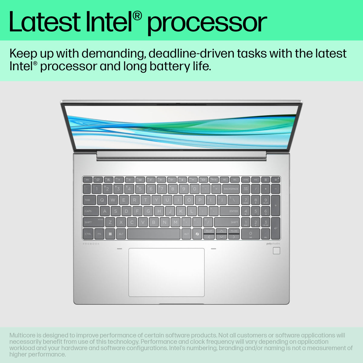 HP ProBook 460 G11 Intel Core Ultra 5 125U Laptop 40.6 cm (16") WUXGA 24 GB DDR5-SDRAM 256 GB SSD Wi-Fi 6E (802.11ax) Windows 11 Pro AI PC Silver HP