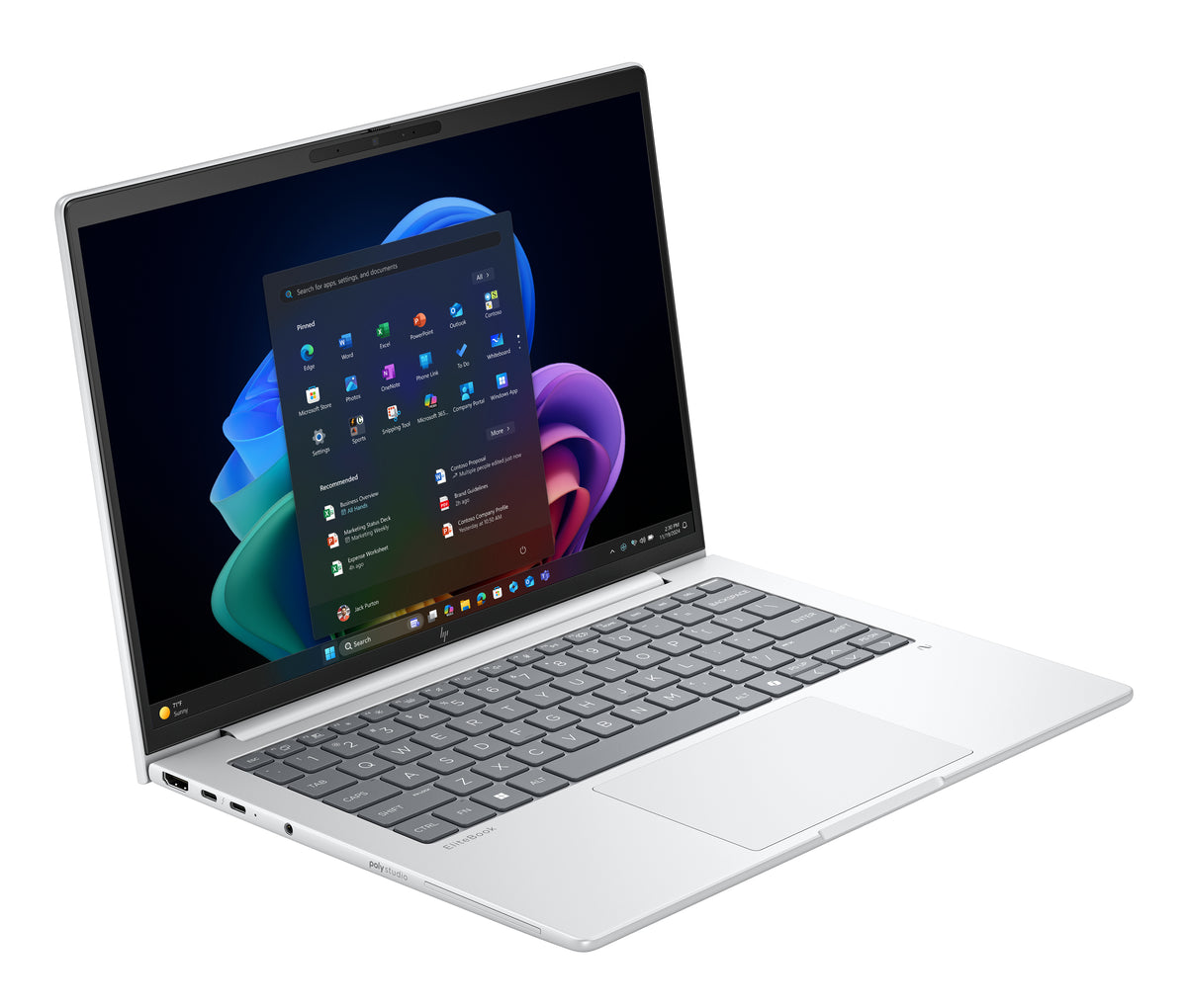 HP EliteBook 8 G1i Next Gen AI PC Wolf Pro Security Edition Copilot+ PC Intel Core Ultra 7 256V Laptop 35.6 cm (14") WUX