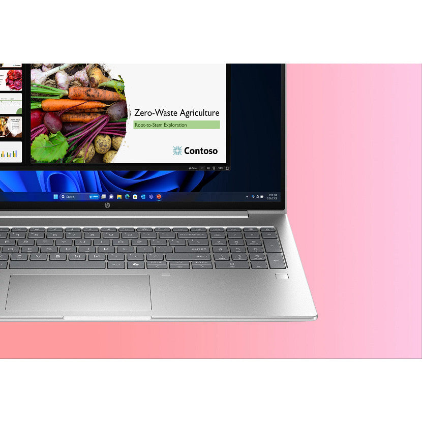 HP ProBook 4 G1i AI Intel Core Ultra 5 225U Laptop 40.6 cm (16") WUXGA 24 GB DDR5-SDRAM 512 GB SSD Wi-Fi 6E (802.11ax) Windows 11 Pro AI PC Silver HP