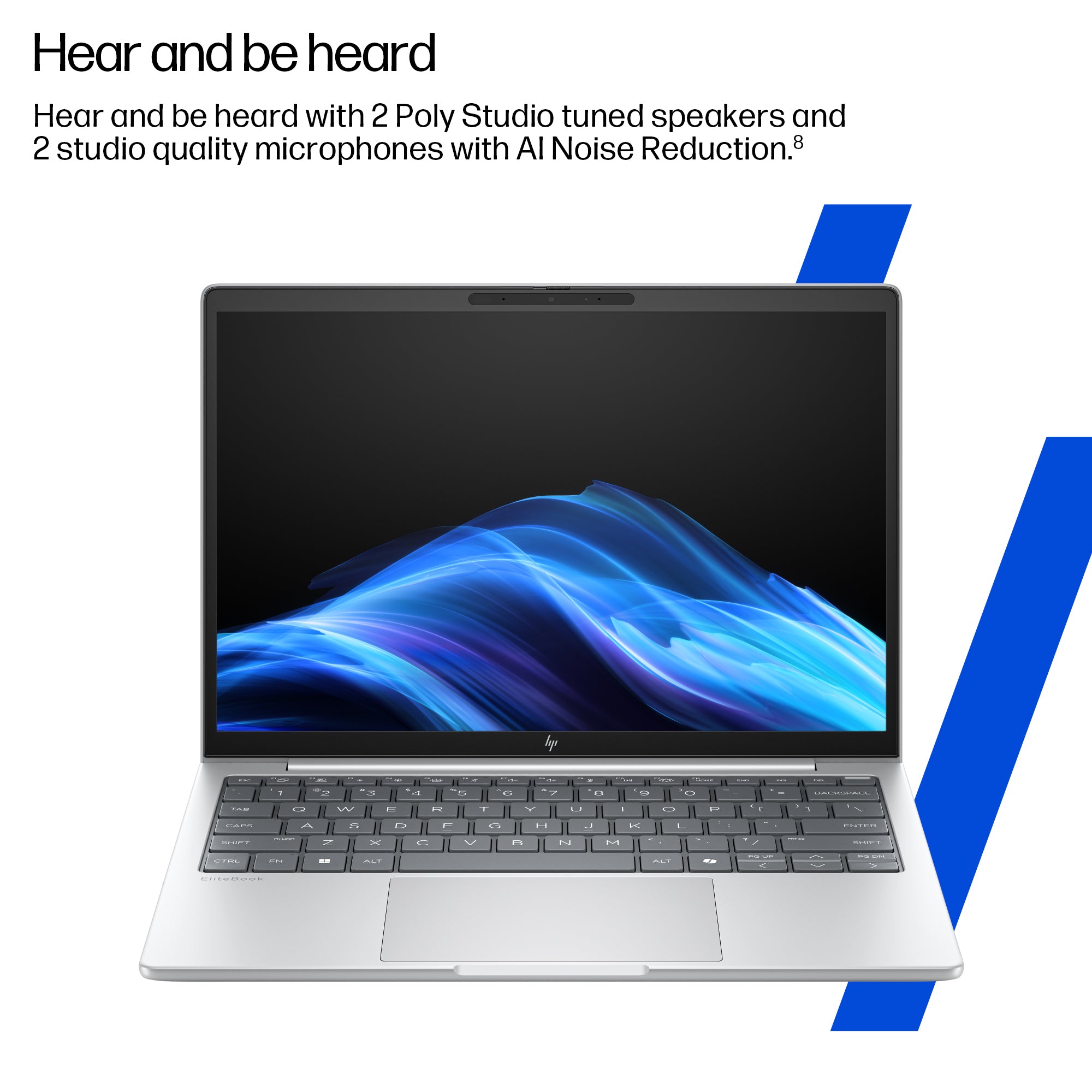 HP EliteBook 8 G1i 14 inch Notebook AI PC Wolf Pro Security Edition Intel Core Ultra 7 255U Laptop 35.6 cm (14") WUXGA 16 GB DDR5-SDRAM 512 GB SSD Wi-Fi 6E (802.11ax) Windows 11 Pro Silver HP