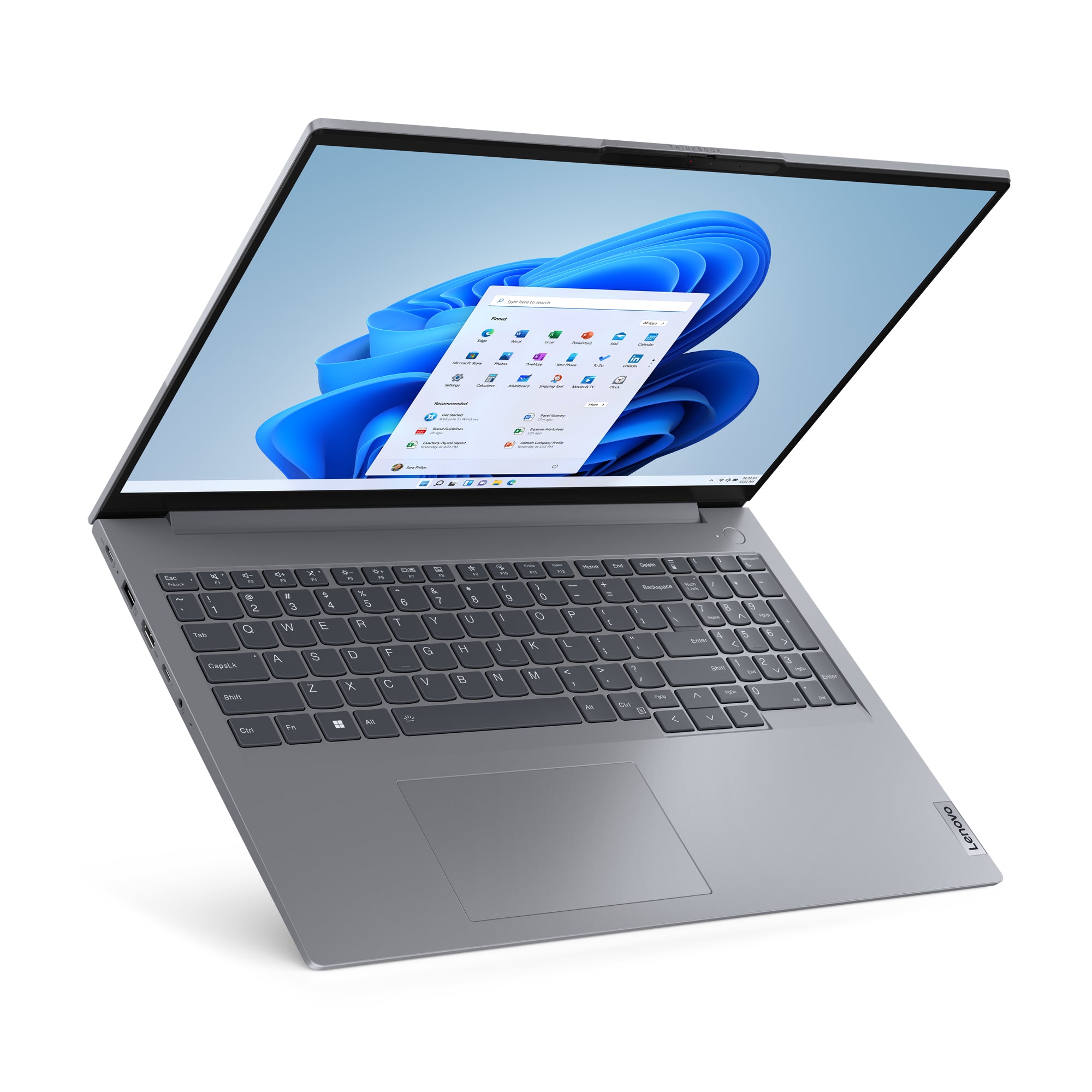 Lenovo ThinkBook 16 G6 IRL Intel® Core™ i5 i5-13420H Laptop 40.6 cm (16") WUXGA 8 GB DDR5-SDRAM 256 GB SSD Wi-Fi 6 (802.11ax) Windows 11 Pro UK English Grey - Image 8