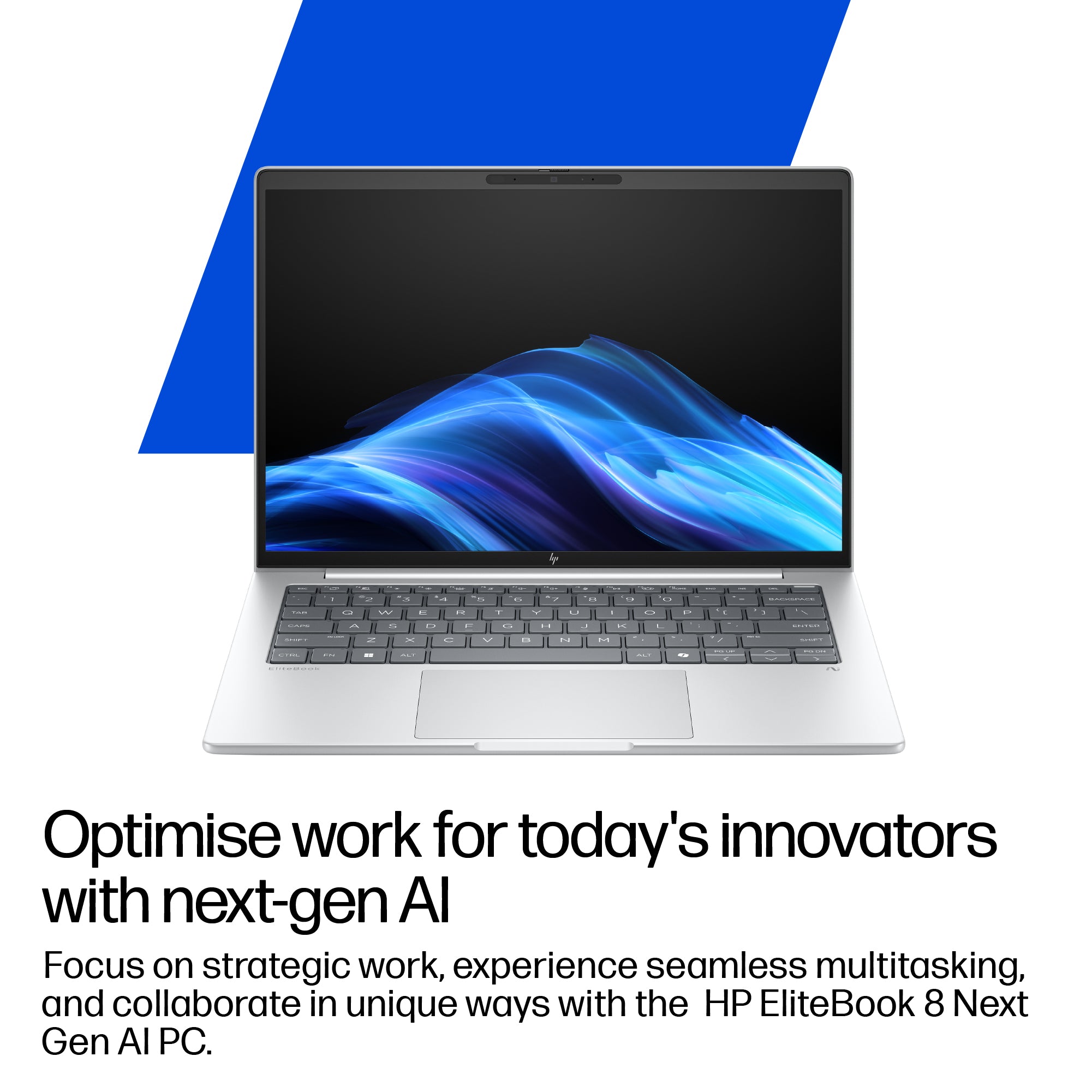 HP EliteBook 8 G1i Next Gen AI PC Wolf Pro Security Edition Copilot+ PC Intel Core Ultra 7 256V Laptop 35.6 cm (14") WUXGA 16 GB LPDDR5x-SDRAM 512 GB SSD Wi-Fi 7 (802.11be) Windows 11 Pro Silver HP