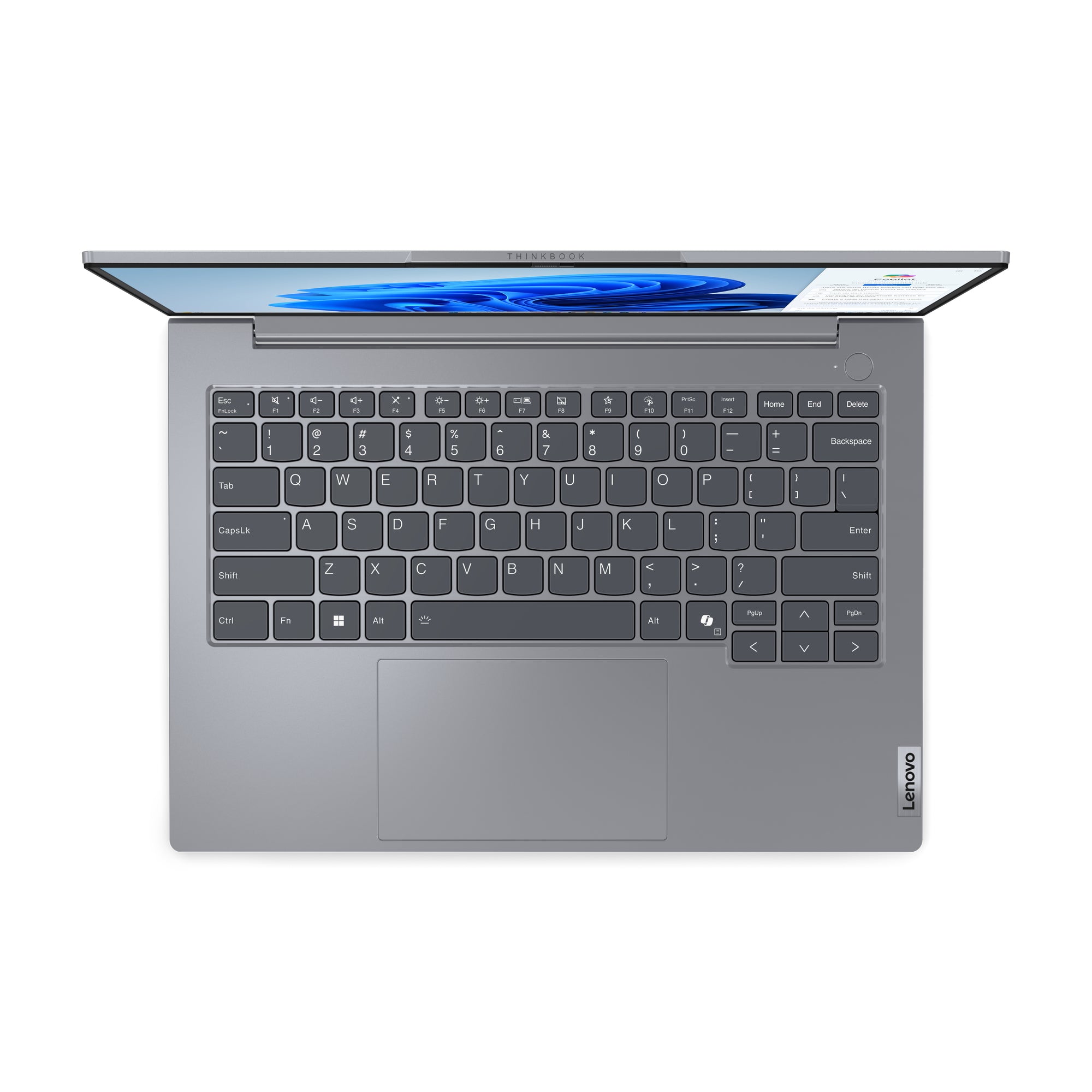 Lenovo ThinkBook 14 G7 ARP AMD Ryzen™ 5 7535HS Laptop 35.6 cm (14") WUXGA 8 GB DDR5-SDRAM 256 GB SSD Wi-Fi 6E (802.11ax) Windows 11 Pro Grey UK English Lenovo