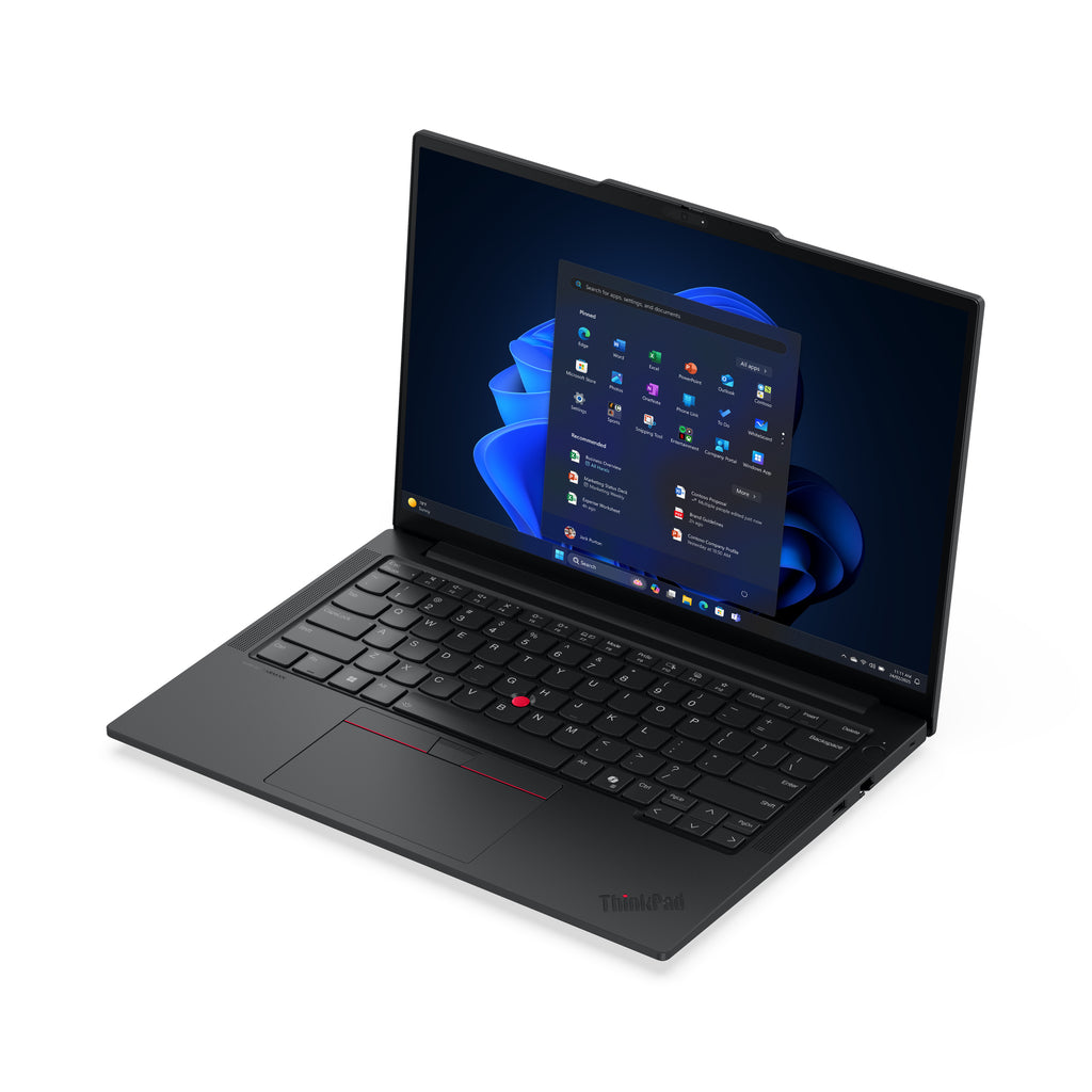 Lenovo ThinkPad E14 Gen 7 (Intel) Copilot+ PC Intel Core Ultra 5 226V Laptop 35.6 cm (14") WUXGA 16 GB LPDDR5x-SDRAM 512 GB SSD Wi-Fi 6E (802.11ax) Windows 11 Pro Black English Lenovo