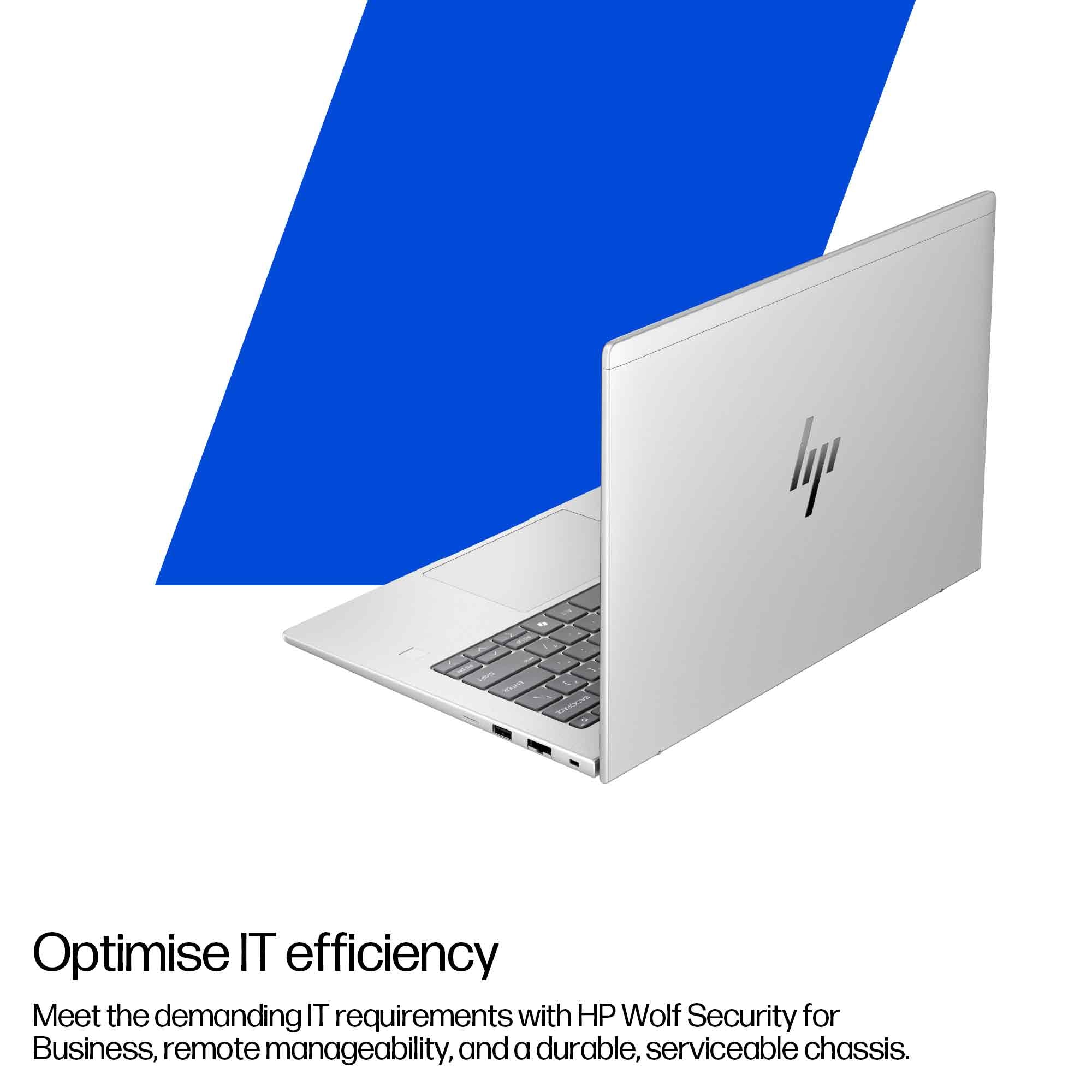 HP EliteBook 6 G1i AI PC Intel Core Ultra 5 225U Laptop 33.8 cm (13.3") WUXGA 24 GB DDR5-SDRAM 512 GB SSD Wi-Fi 6E (802.11ax) Windows 11 Pro Silver HP