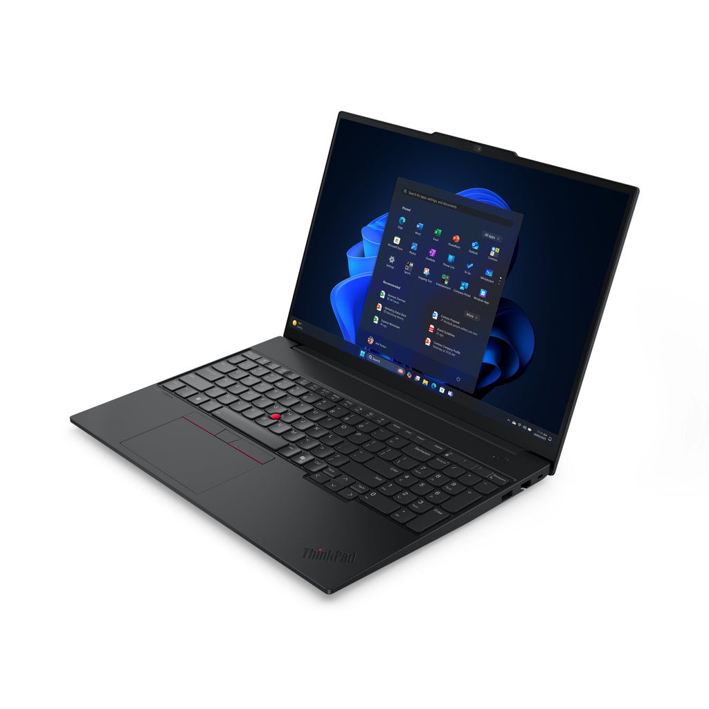 Lenovo ThinkPad E16 Gen 3 (Intel) Intel Core Ultra 7 255H Laptop 40.6 cm (16") WUXGA 16 GB DDR5-SDRAM 512 GB SSD Wi-Fi 6E (802.11ax) Windows 11 Pro Black QWERTY UK English Lenovo