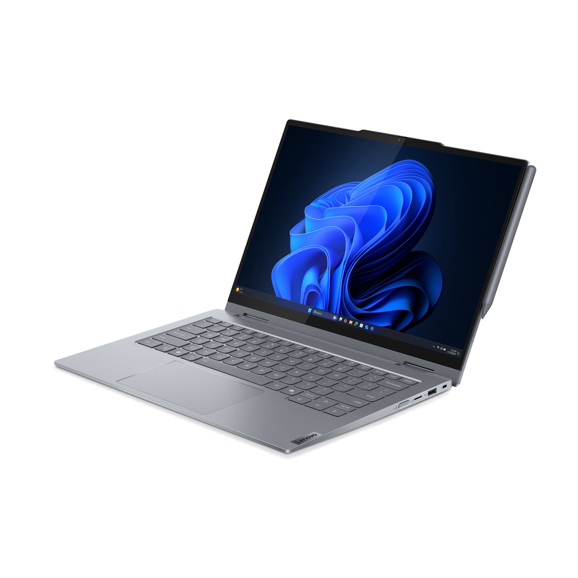 Lenovo ThinkBook 14 2-in-1 G5 IAU Intel Core Ultra 5 225U Hybrid (2-in-1) 35.6 cm (14") Touchscreen WUXGA 16 GB DDR5-SDRAM 512 GB SSD Wi-Fi 6E (802.11ax) Windows 11 Pro English Grey - Image 4