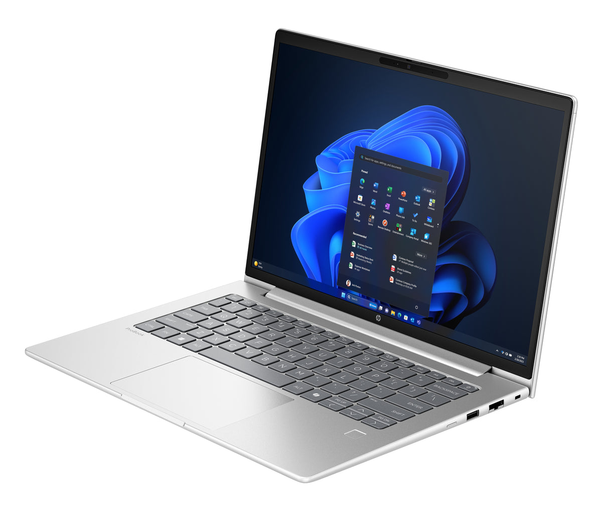 HP ProBook 4 G1ah AMD Ryzen™ 5 220 Laptop 35.6 cm (14") WUXGA 16 GB DDR5-SDRAM 256 GB SSD Wi-Fi 6E (802.11ax) Windows 11 Pro Silver HP